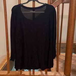 Like new Croft & Barrow black top. Size 3x.